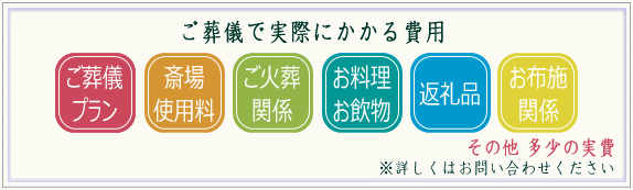 葬儀にかかる費用